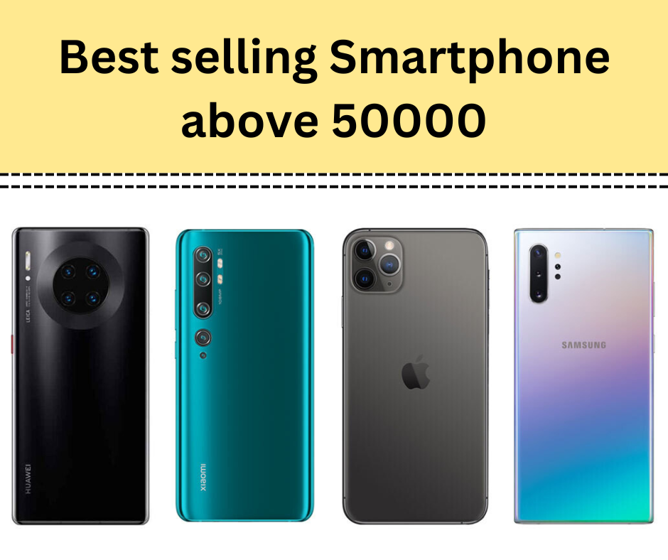 Which is the best selling smartphone above 50000