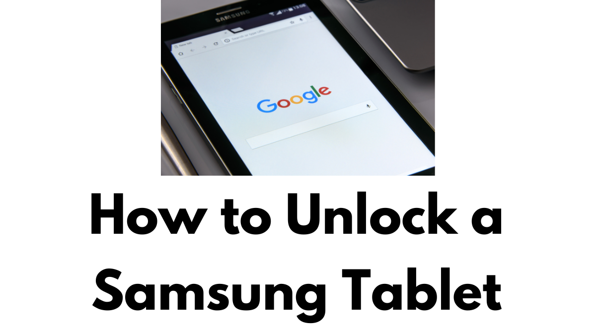 how to unlock a samsung tablet