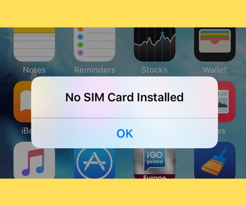 Why does my iPhone say no SIM