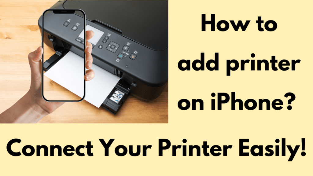 How to add printer on iPhone