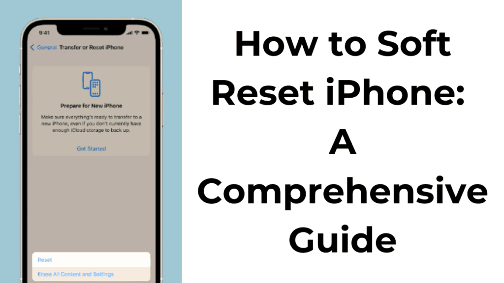 how to soft reset iphone