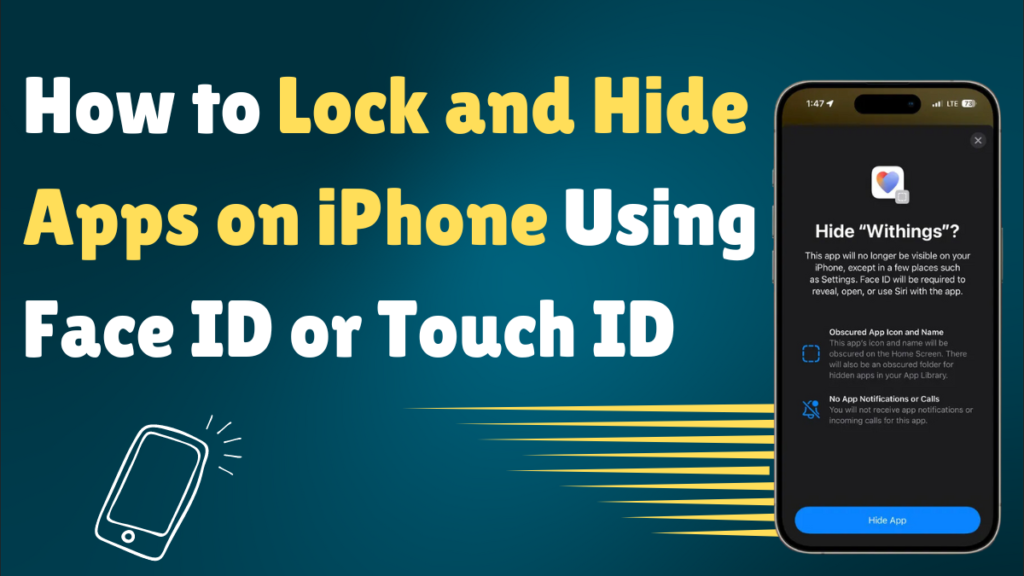 How to Lock and Hide Apps on iPhone